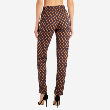 Women Printed Relaxed-Fit Lower - Black