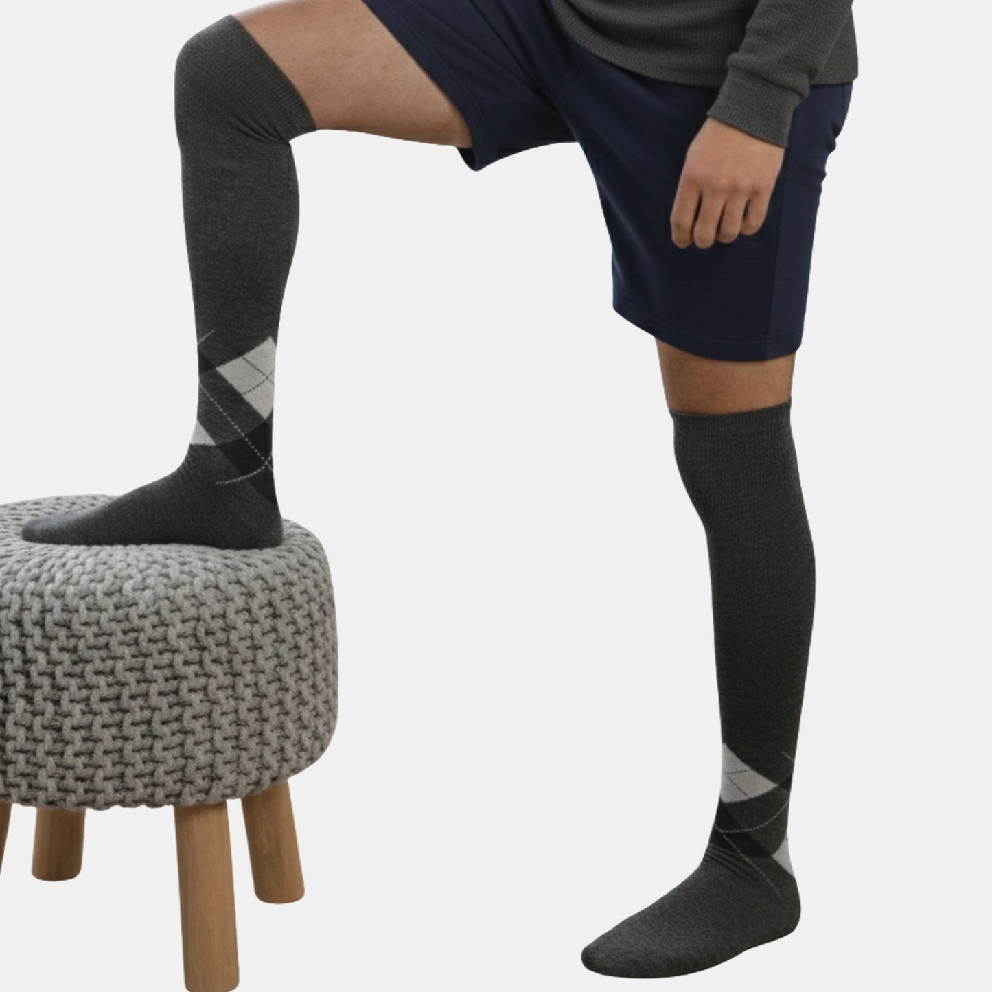 Men's Platinum Premium Woolen Long Socks (Anthra)