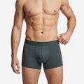 Men's Stone Grey Micro Modal Seamless Trunks with Boncel Technology