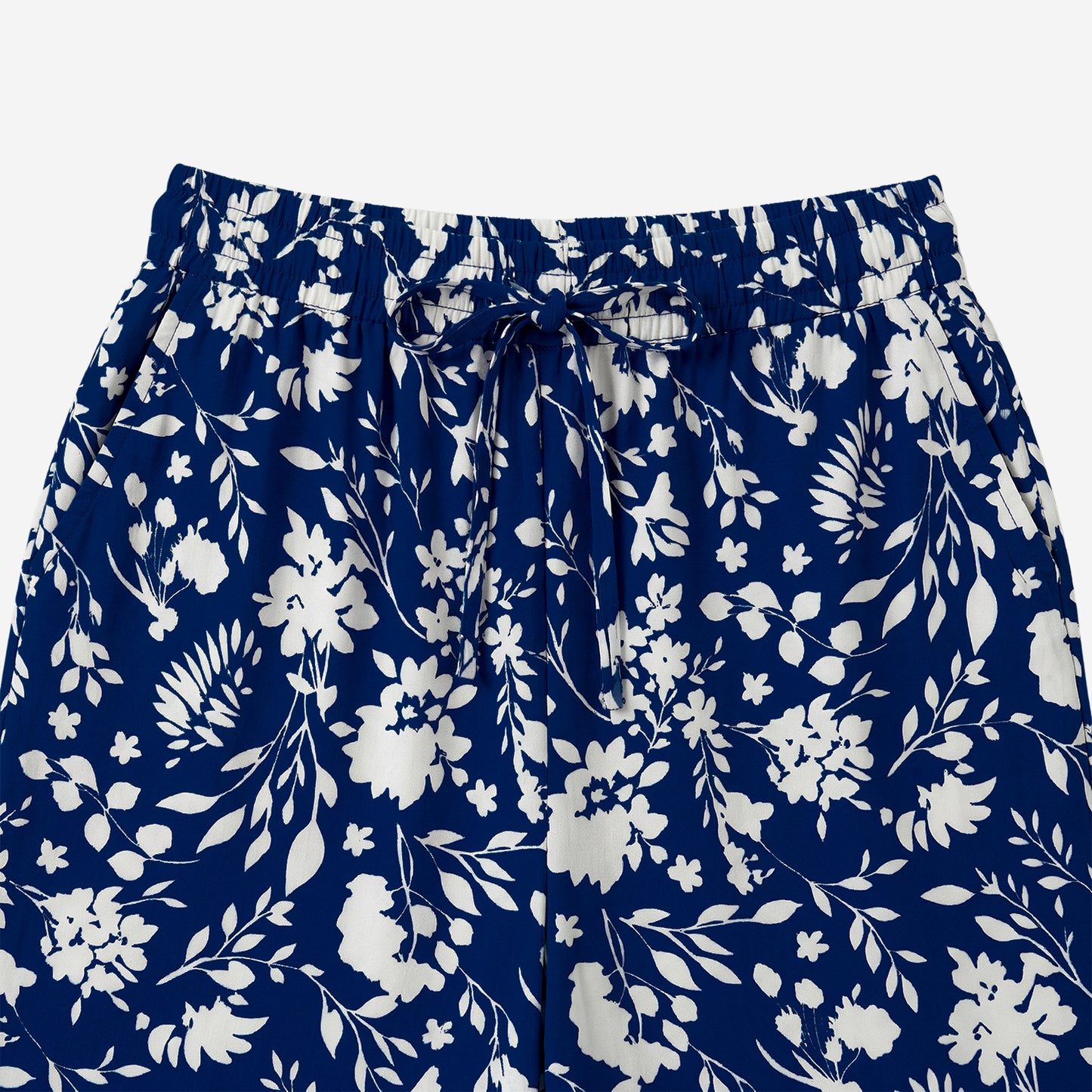 Navy Floral Printed Palazzo for Women | Comfortable Fit (Pack of 1)