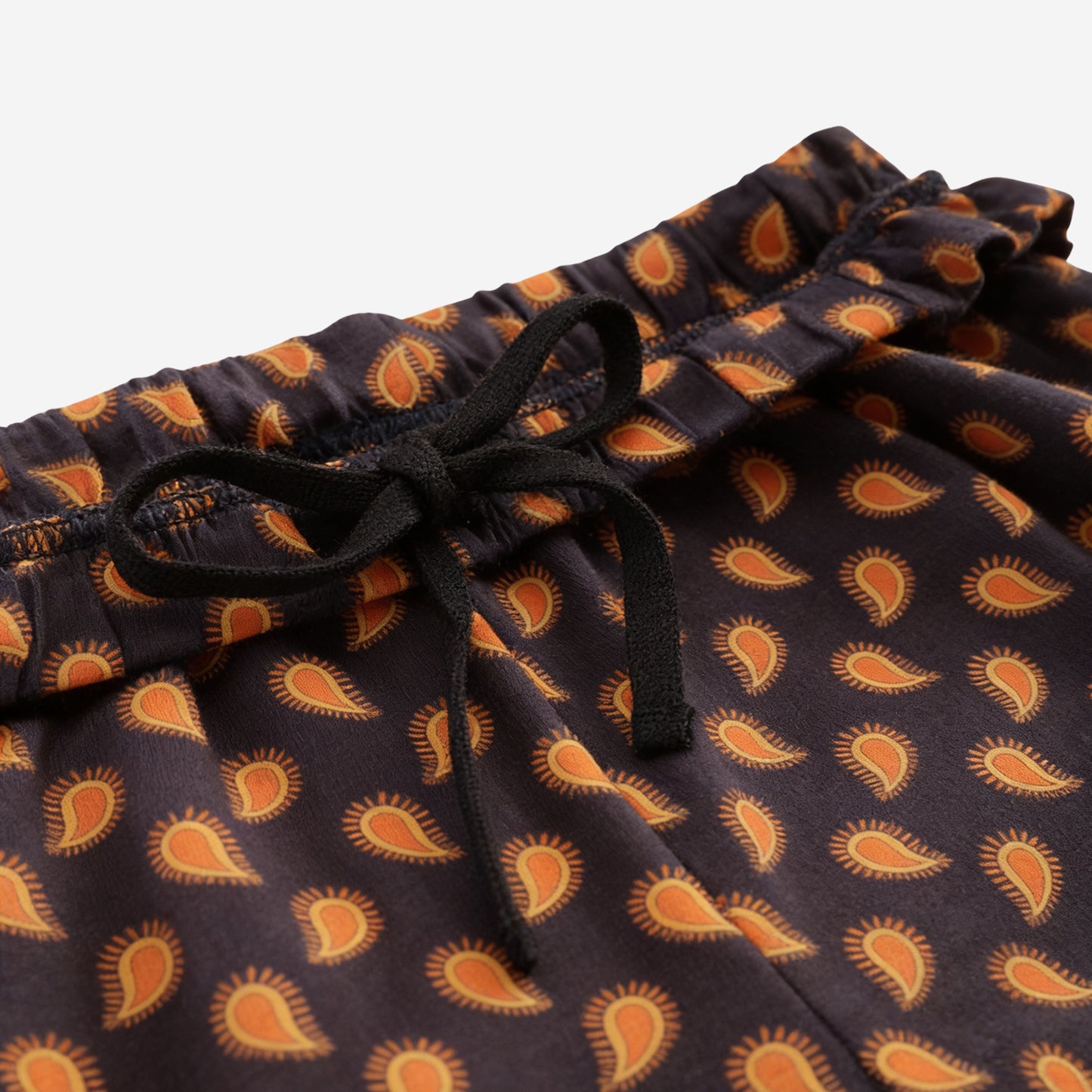 Women Printed Relaxed-Fit Lower - Black