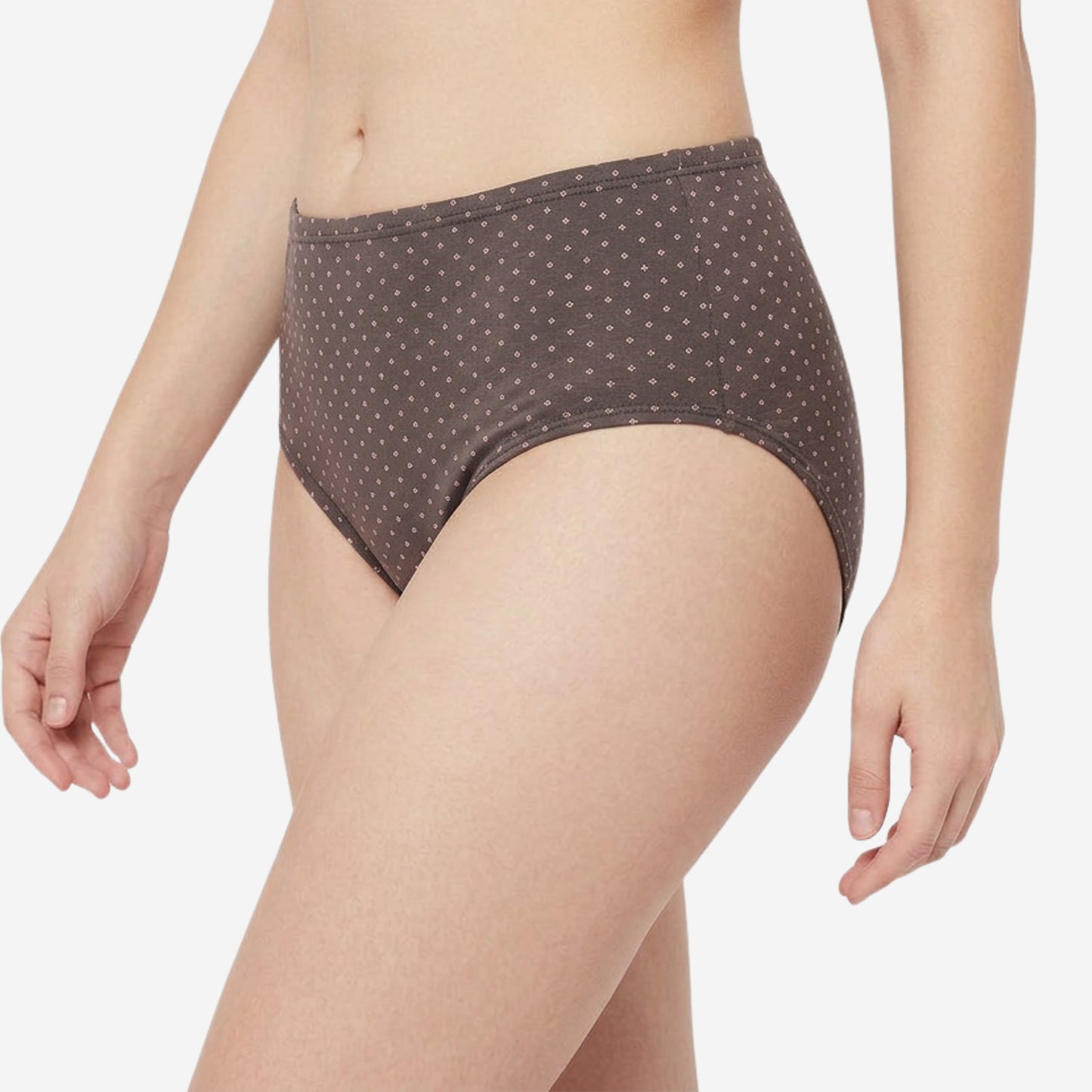 Women's Cotton Mid-Waist Full Coverage Printed Hipster Panties - (Pack of 3)