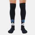 Men's Platinum Premium Woolen Long Socks (Navy)