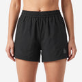 Bonjour Women's Polyester Blend Dual Layer Sports Shorts with Inner Tight | | Running Shorts with Inner Drawstring