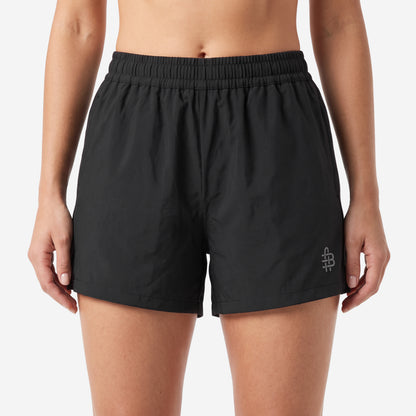 Bonjour Women's Polyester Blend Dual Layer Sports Shorts with Inner Tight | | Running Shorts with Inner Drawstring