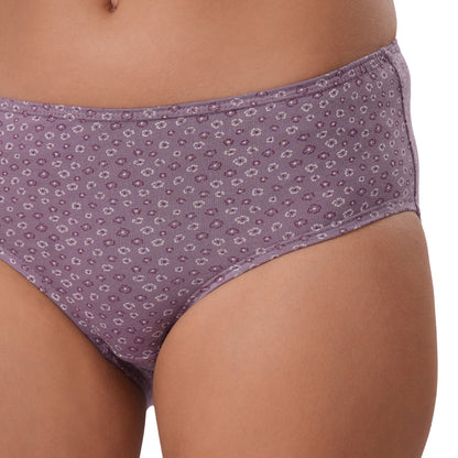 Women's Cotton & Lycra Briefs Hipster Panties (Pack of 3)