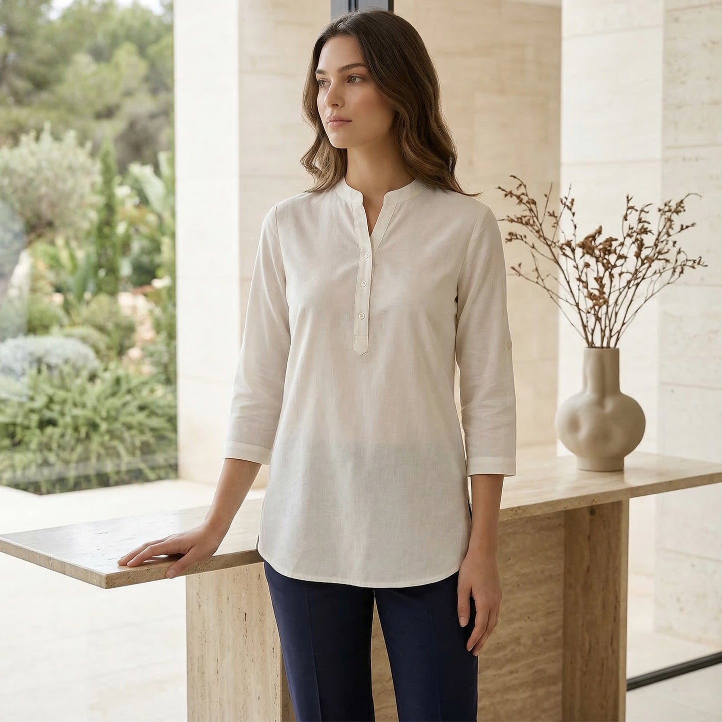 Ivory  Short Kurti – Stylish Kurti for Women & Girls