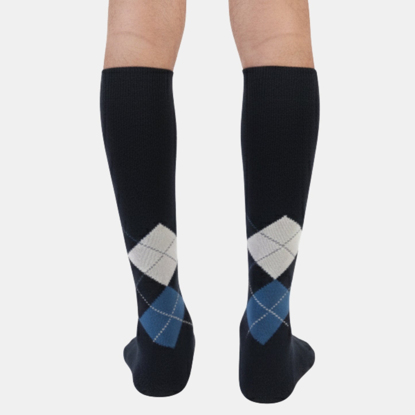 Men's Platinum Premium Woolen Long Socks (Navy)