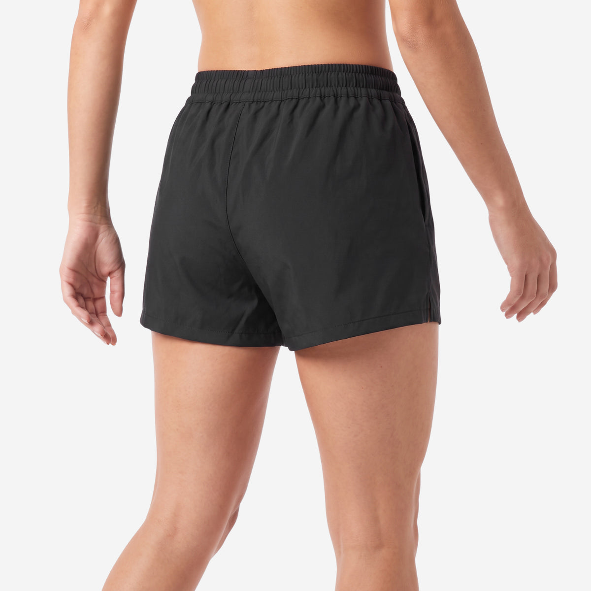 Bonjour Women's Polyester Blend Dual Layer Sports Shorts with Inner Tight | | Running Shorts with Inner Drawstring