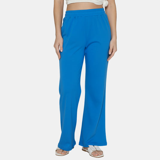 Women Flared Pants (Turquoise)