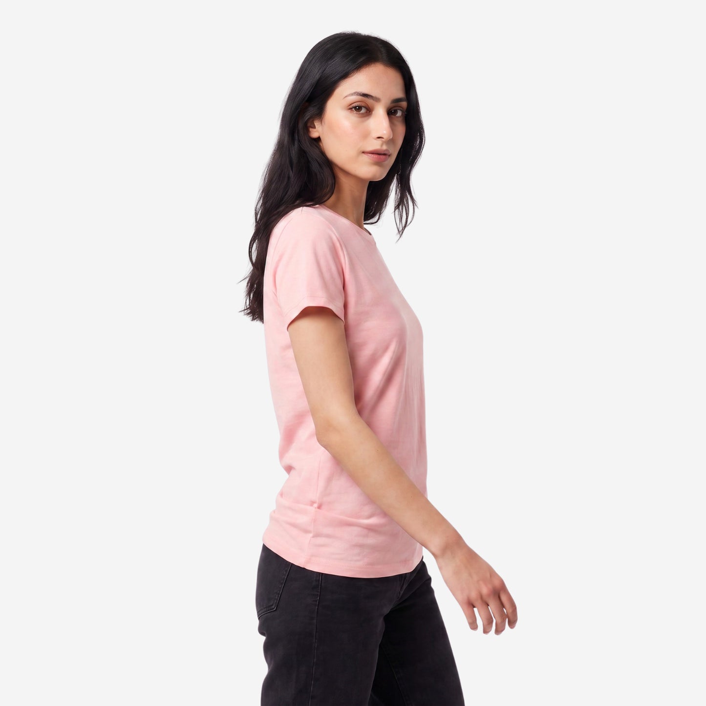 Bonjour Women’s  Round Neck Cotton Printed T-Shirt |  Half Sleeve Regular Fit Comfortable Tee