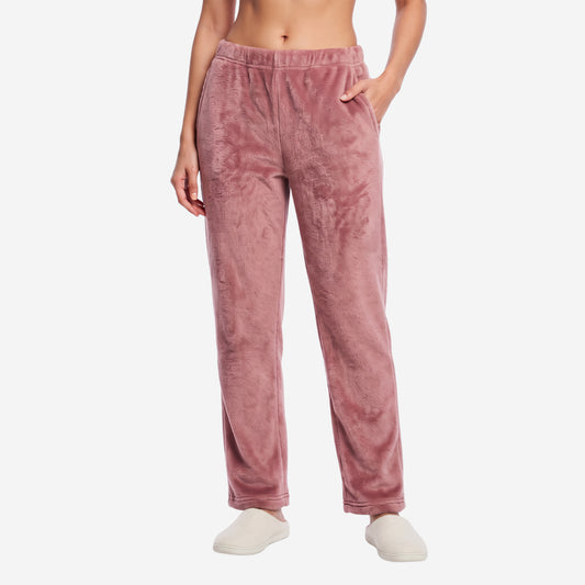 Bonjour Women’s 100%  polyester Winter Warm Lower | Comfortable Track Pants | Elastic Waist.