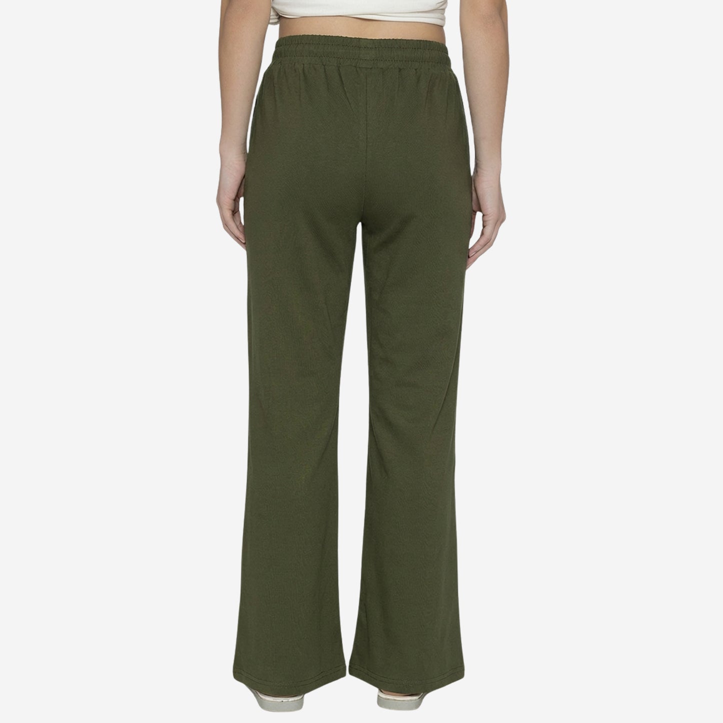 Women Flared Pants (Grass hopper)