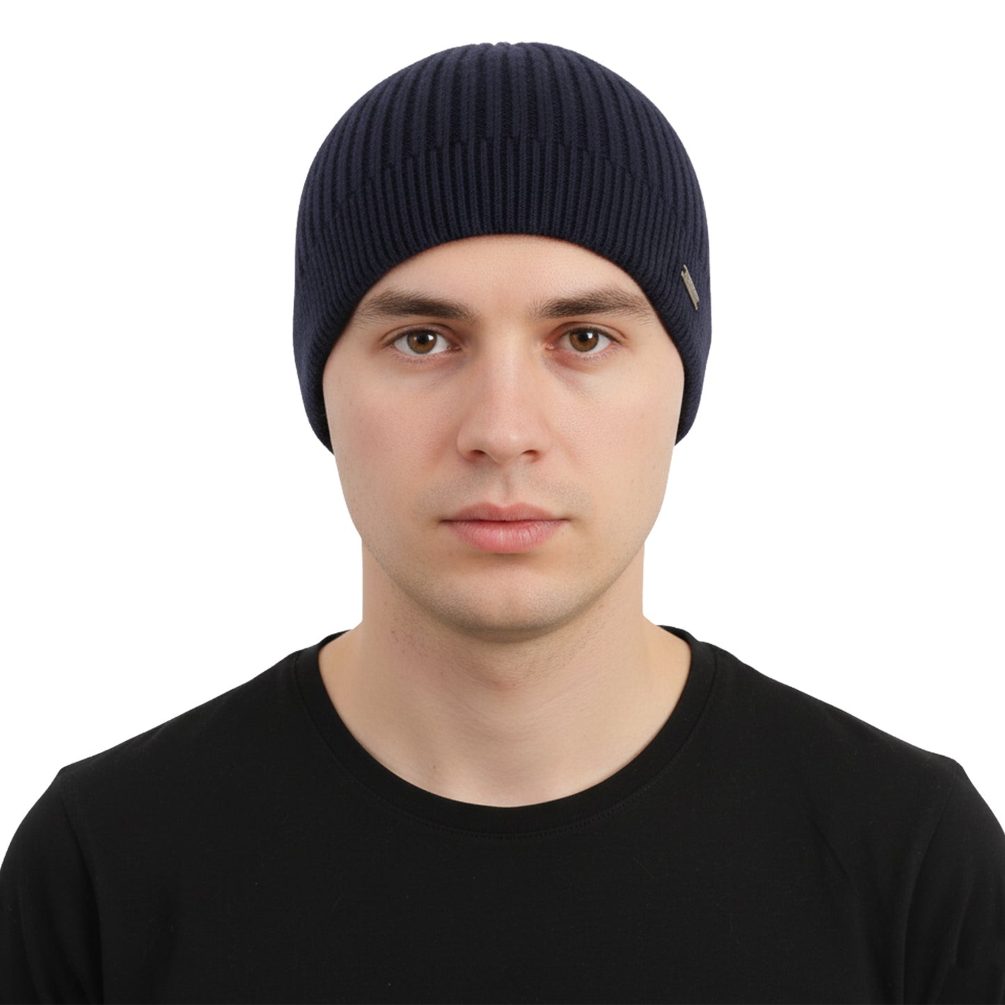 Men's Woolen Winter Cap (Navy)