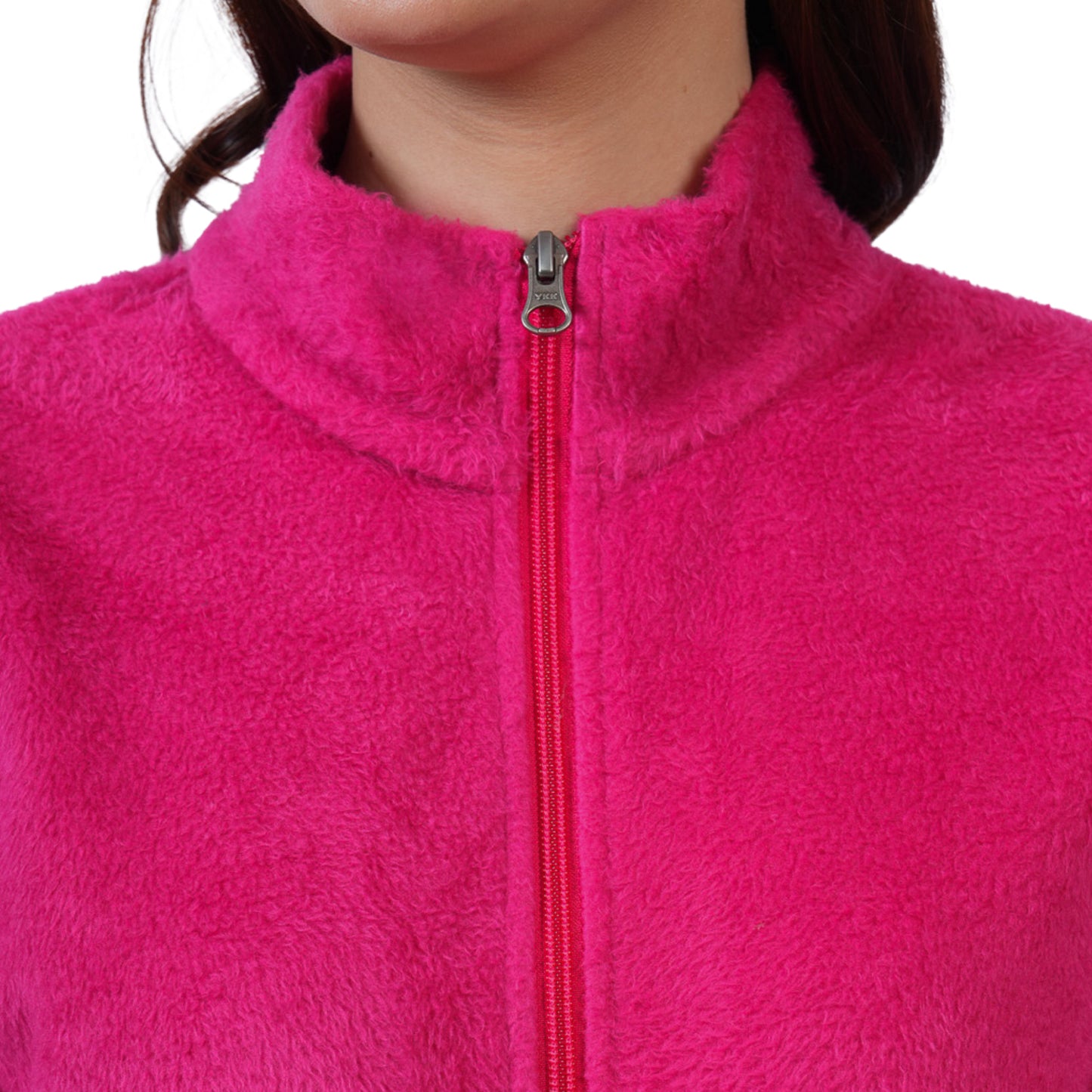 Women’s Full Zip Winter Jacket (Pink)