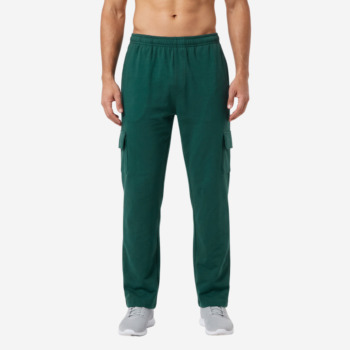 Bonjour Men’s Cotton Blend Stretchable Cargo Pants | Lightweight, Soft & Breathable | 4 Pocket Casual Trousers