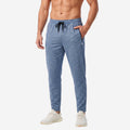 Bonjour Men’s Athletic Track Pants | Polyester Blend Sports Joggers with Drawstring Waist & 2 Zipper Pockets | Gym, Running & Workout Pants