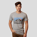 Bontact CHALLENGE Round-Neck Half Sleeve T-Shirt (Lt.Grey)