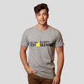 Bontact FIT FOR EVERY CHALLENGE Round-Neck Half Sleeve T-Shirt (Lt.Grey)
