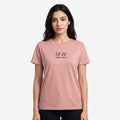 Bonjour Women’s  Round Neck Cotton Printed T-Shirt |  Half Sleeve Regular Fit Comfortable Tee