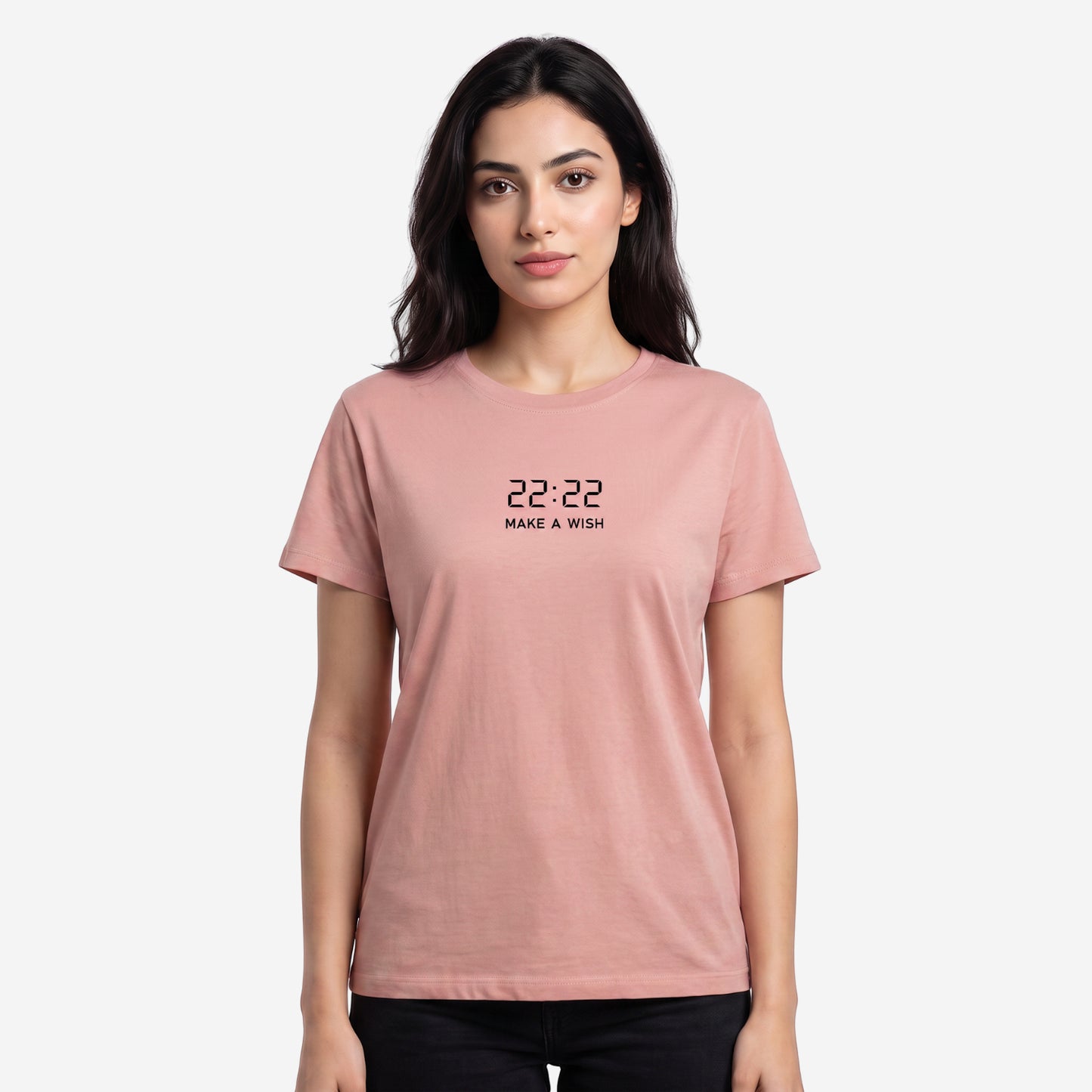 Bonjour Women’s  Round Neck Cotton Printed T-Shirt |  Half Sleeve Regular Fit Comfortable Tee