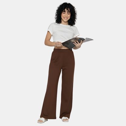 Women Flared Pants (Chocolate)