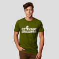 Bontact FIT FOR EVERY CHALLENGE Round-Neck Half Sleeve T-Shirt (Grass Hopper)