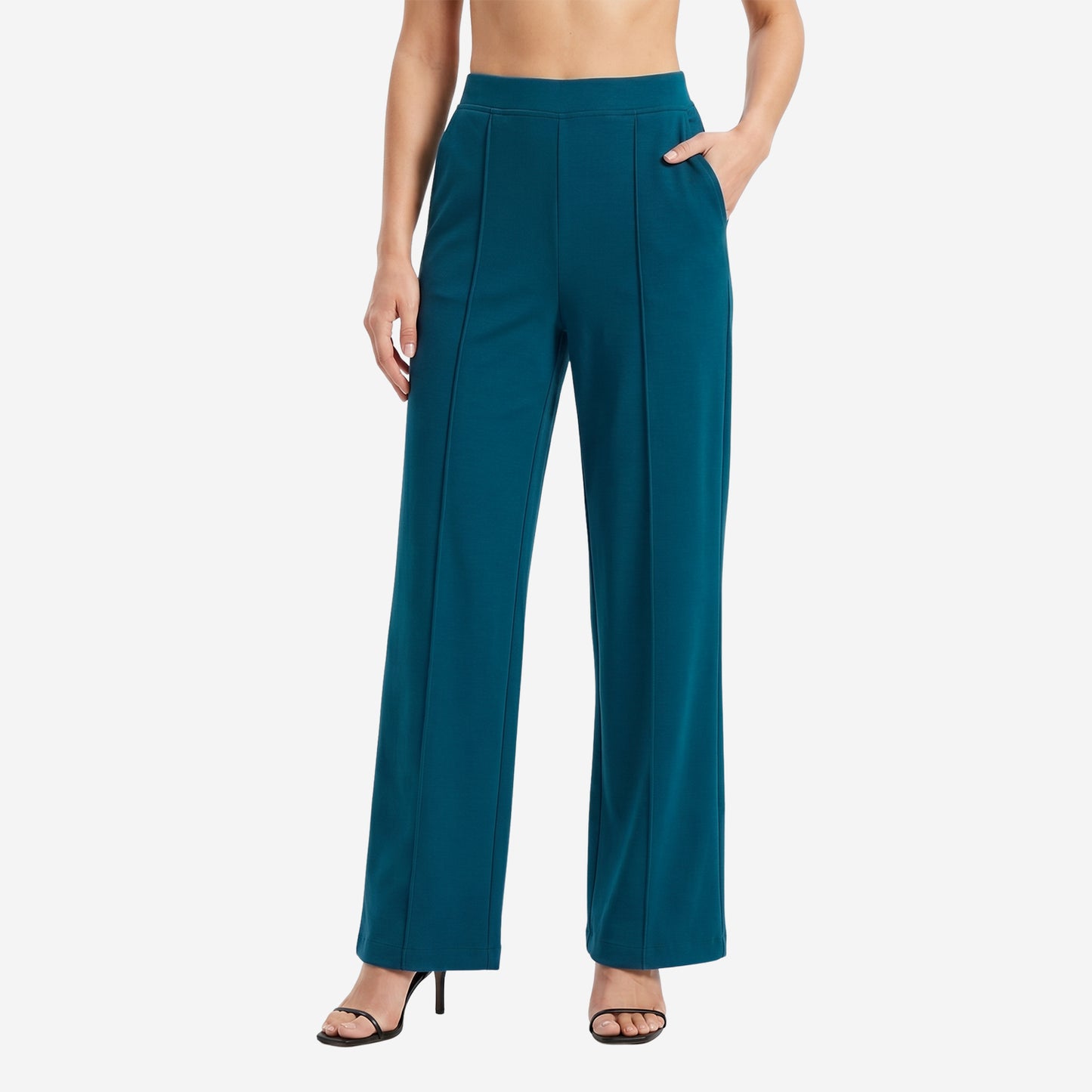 Women Solid Air Force Straight Pants