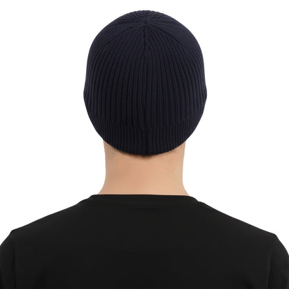 Men's Woolen Winter Cap (Navy)