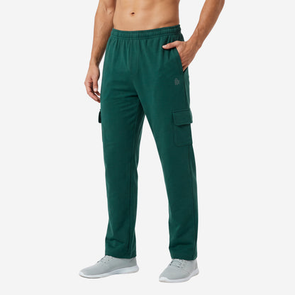 Bonjour Men’s Cotton Blend Stretchable Cargo Pants | Lightweight, Soft & Breathable | 4 Pocket Casual Trousers
