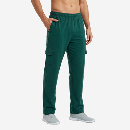 Bonjour Men’s Cotton Blend Stretchable Cargo Pants | Lightweight, Soft & Breathable | 4 Pocket Casual Trousers
