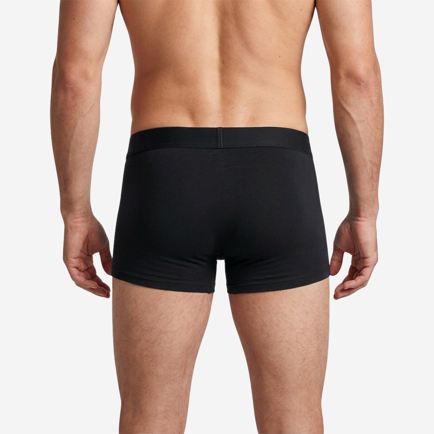 Men's Black Micro Modal Seamless Trunks with Boncel Technology