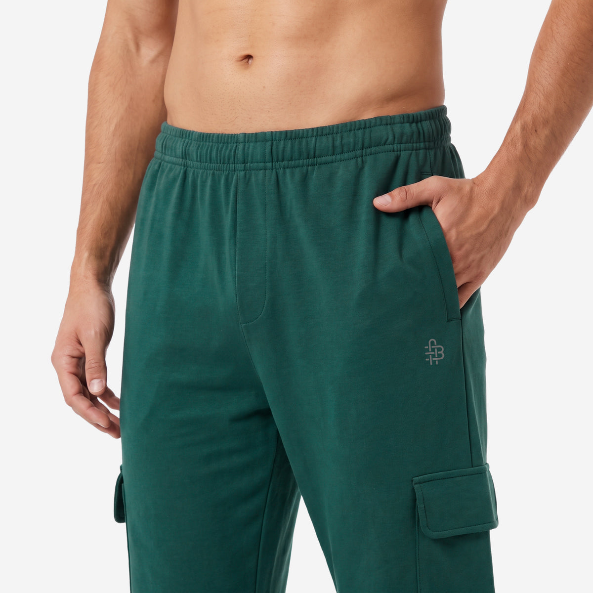 Bonjour Men’s Cotton Blend Stretchable Cargo Pants | Lightweight, Soft & Breathable | 4 Pocket Casual Trousers