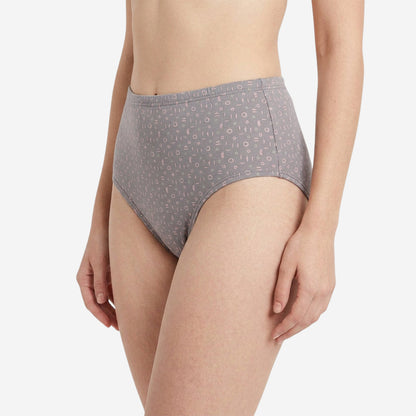 Women's Cotton Mid-Waist Full Coverage Printed Hipster Panties - (Pack of 3)