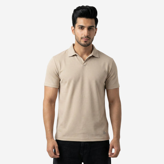 Men's Solid B.Mouse Polo Half-Sleeve T-Shirt