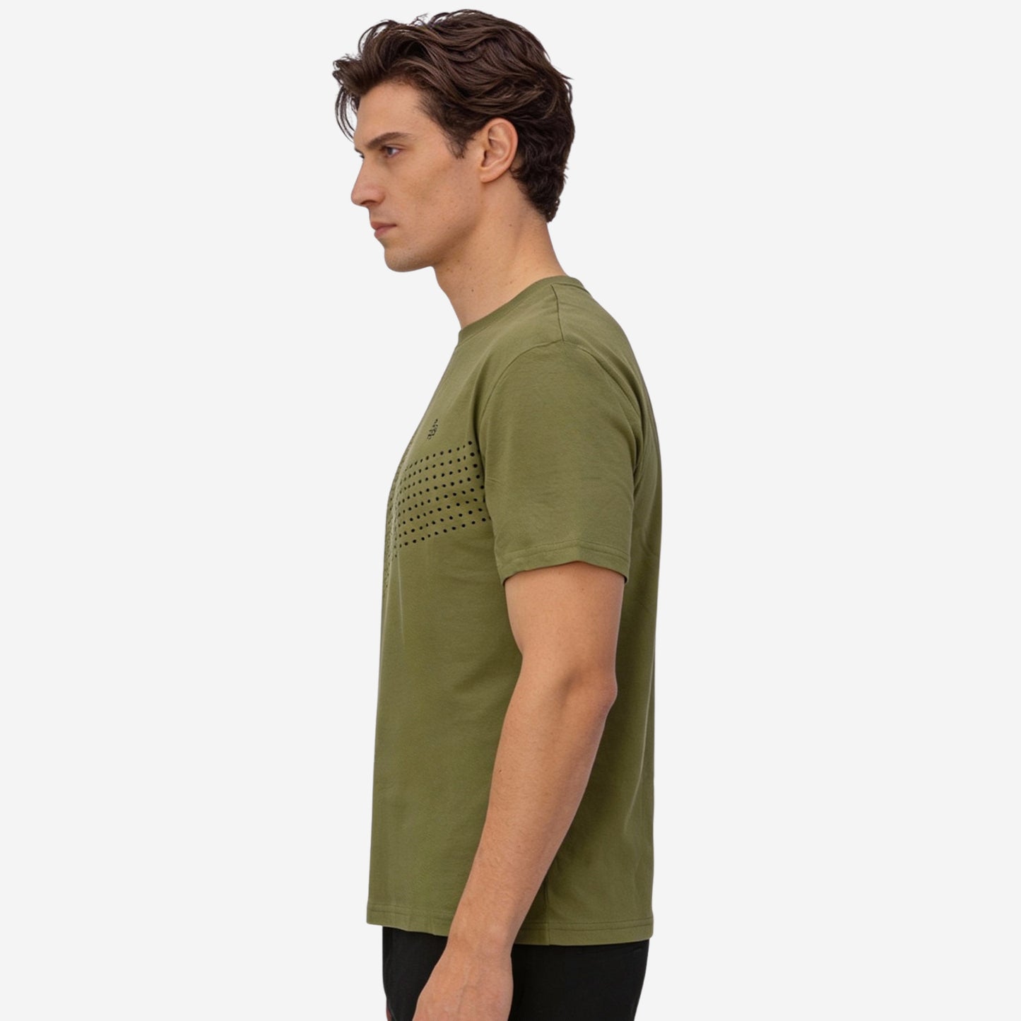 Men’s Printed Round‑Neck T‑Shirt (Grass Hopper)