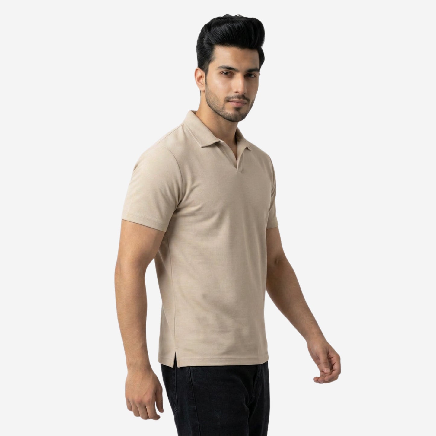 Men's Solid B.Mouse Polo Half-Sleeve T-Shirt