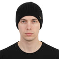 Men's Woolen Winter Cap (Black)