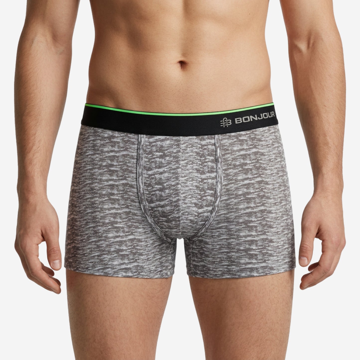 Men's Multicolor Supersoft Printed Modal Cotton Trunks - Single Pack | Light Green