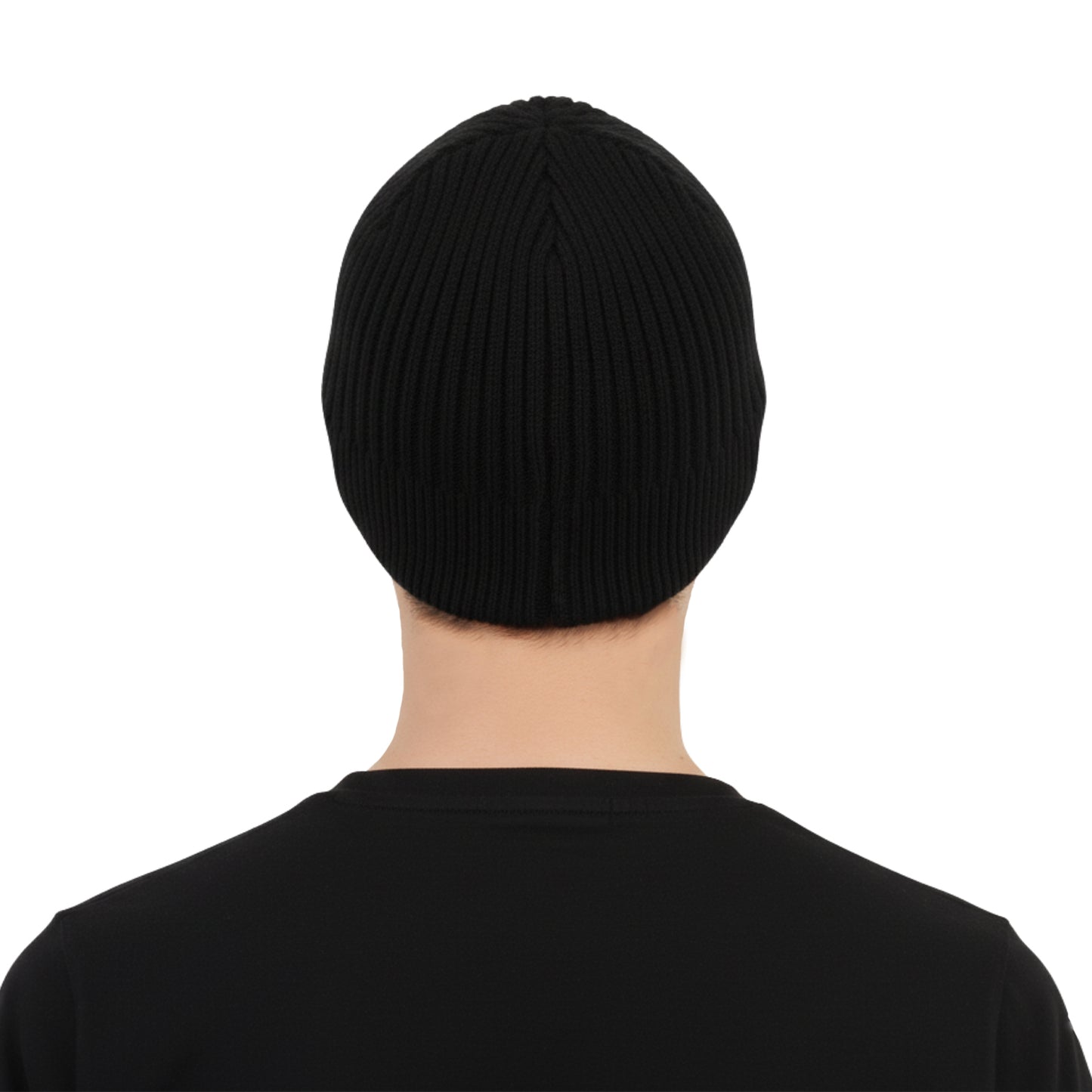 Men's Woolen Winter Cap (Black)