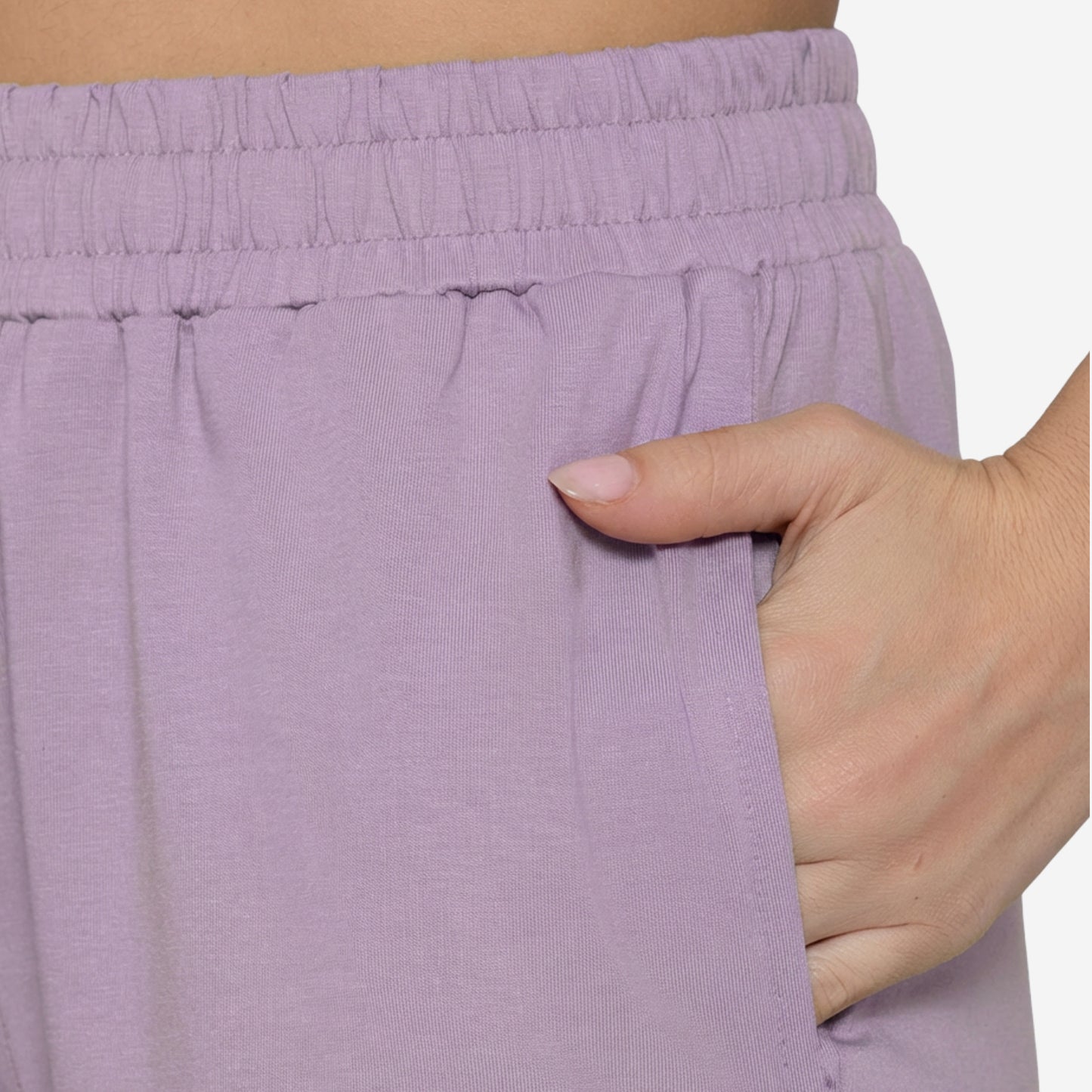 Women Flared Pants (Purple Rose)