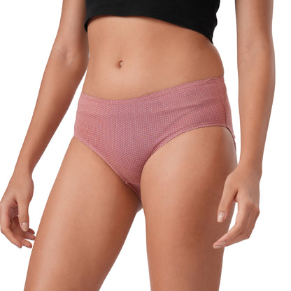 Women's Cotton & Lycra Briefs Hipster Panties (Pack of 3)