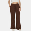 Women Flared Pants (Chocolate)