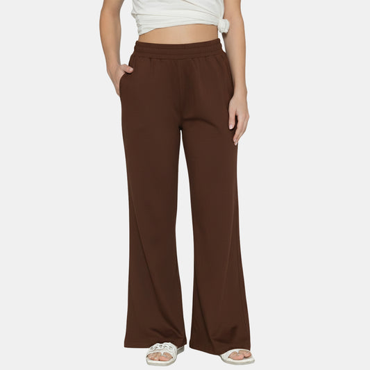 Women Flared Pants (Chocolate)