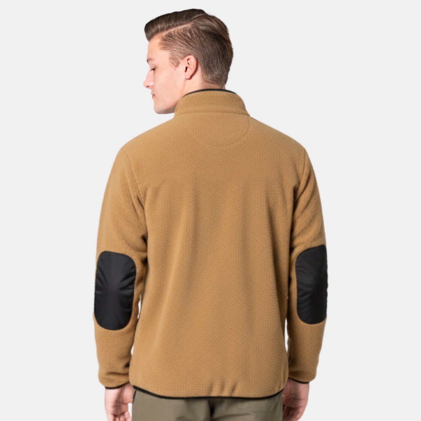 Men’s Full Zipper Winter Jacket (Khaki)