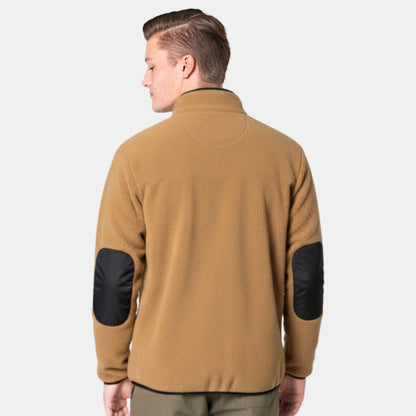 Men’s Full Zipper Winter Jacket (Khaki)