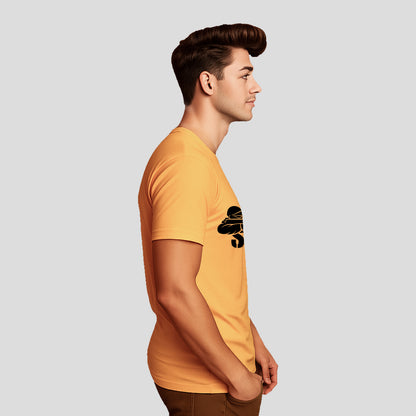 Bontact SNIPER Round-Neck Half Sleeve T-Shirt (Banana Cream)