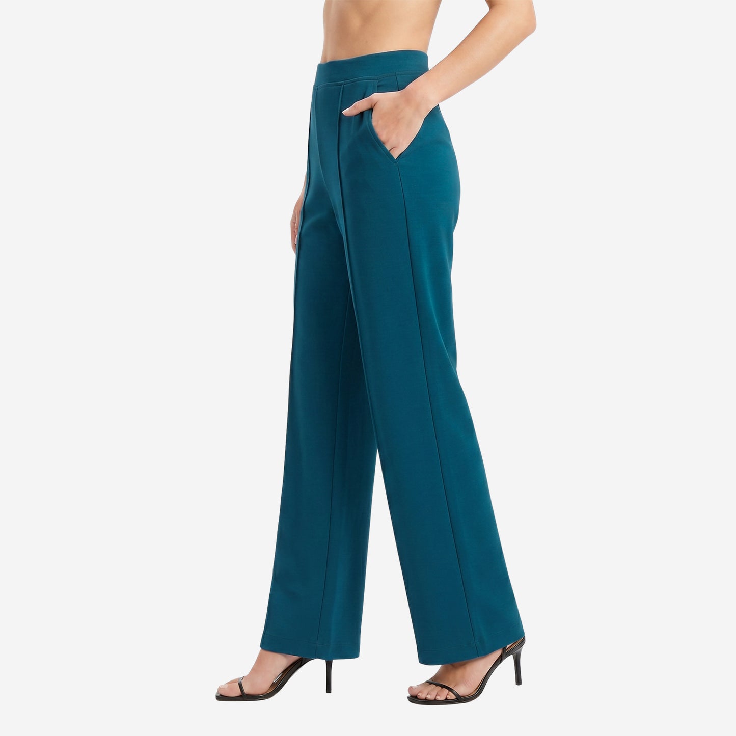 Women Solid Air Force Straight Pants