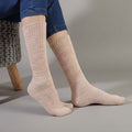 Women's Woolen Thumb Socks - Fawn (Pack of 1)