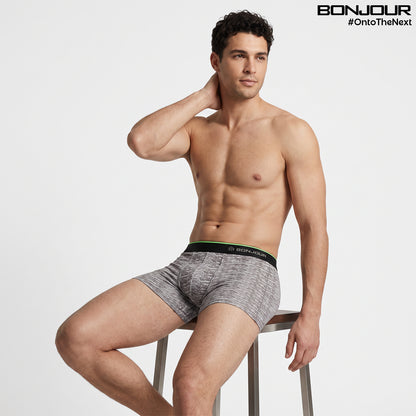 Men's Multicolor Supersoft Printed Modal Cotton Trunks - Single Pack | Light Green